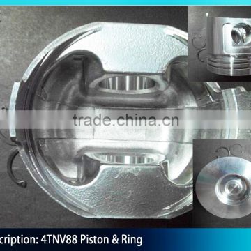4TNV88 Engine Piston And Ring Assy129005-22080