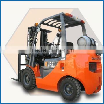 Factory wholesale 1.8 ton CNG and Gasoline Manual Transmission Forklift with Nissan K21 Gasoline Engine