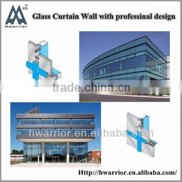 ALuminum glass exterior wall designs