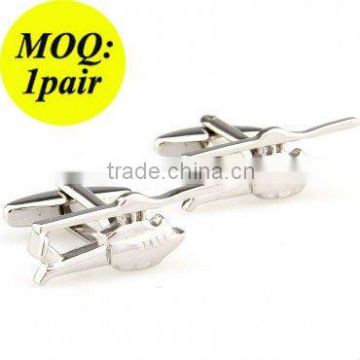 Men's Stainless Steel Copter Cufflink Wholesale & Retail
