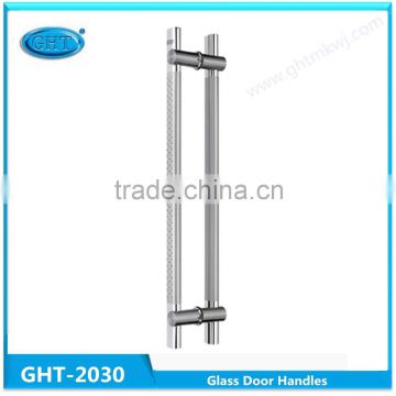 Star point round Pipe Shape Stainless Steel glass Door Handel GHT-2030