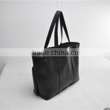 2016 new stylish ladies black korean tote bags