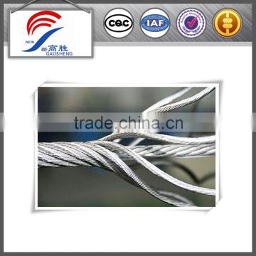 6x7 7mm ungalvanized steel wire rope
