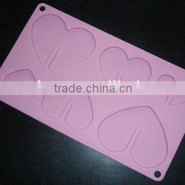 FDA/LFGB/SGS approved heart shape silicone chocolate mold