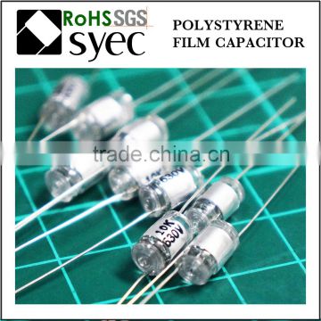 Factory Brand Axial Lead 30PF 50V Polystyrene Film Capacitor