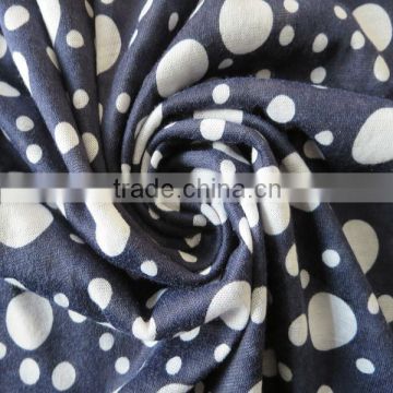 Made in China 2014 new poly spun printing fabric for clothing