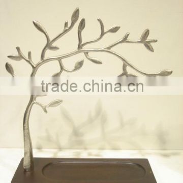Aluminium tree jewelry display stands,cosmetic display stand