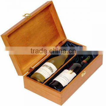 Natural Color Wooden Wine Boxes Used For Sale
