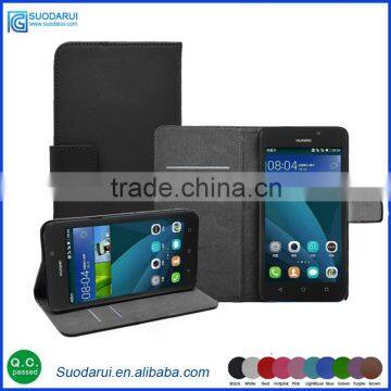 Book Stand Wallet Leather flip case for Huawei Y3 II 2nd covers