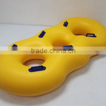 Inflatable water skiing for water park for three person ,Inflatable snow ski for kids , inflatable skiing for adults