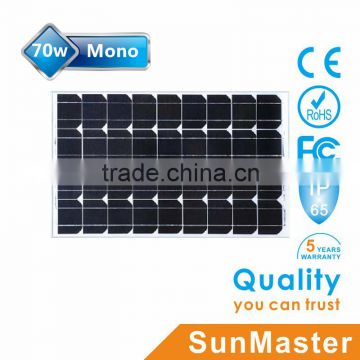 SunMaster 70w Mono Solar Panel SM70M