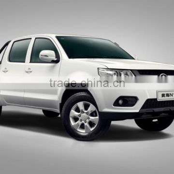 Chinese Well-known Brand "Huanghai" Double Cab Gasoline 4WD Pickup truck