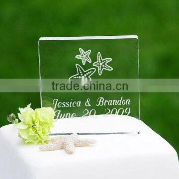 customized clear acrylic wedding cake stand