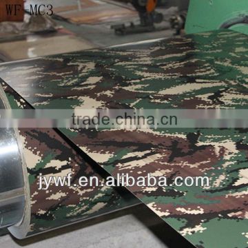 pre-painted army grain ppgi steel coil for building materials