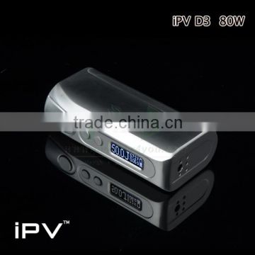 Free samples ecig and vapes iPV D3 ipvd3 TC vape mods High quality iPV D3 80w TC box mod