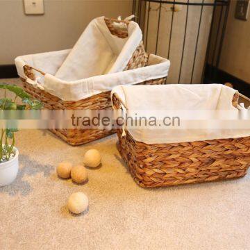 hyacinth storage basket