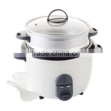 drum shape automatic electric rice cooker with steamer