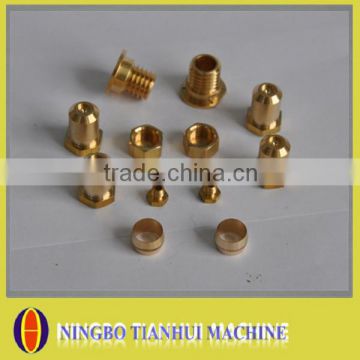 CNC turning machining copper pipe fitting