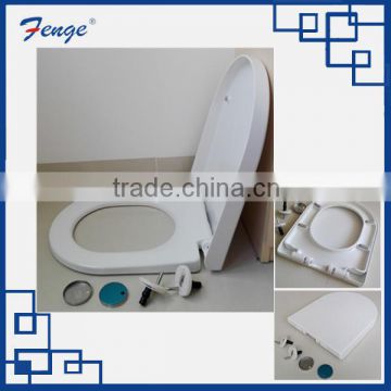 Urea color custom design D shape italian design toilets cover
