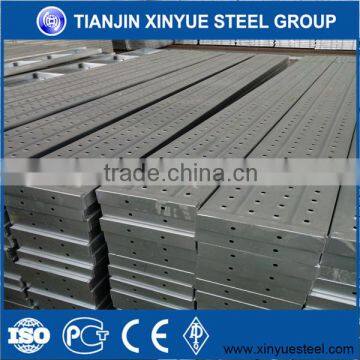 scaffolding system 45*210mm galvanized steel plank for walk through for construction