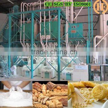 turnkey European standard 100T/24H wheat milling machines wheat mill