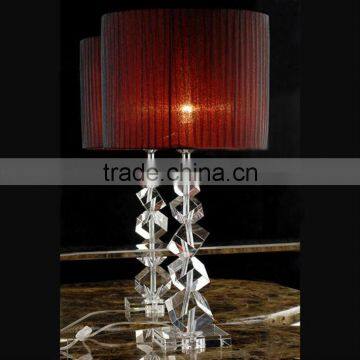 fashion crystal table lamp for headboard decor