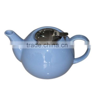 2015 OEM latest design color ceramic tea pot