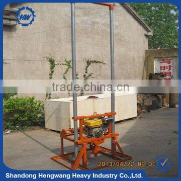 small 100m water drilling machine prices with gasoline engine
