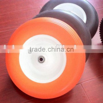 Manufactory different size and colors PU wheel