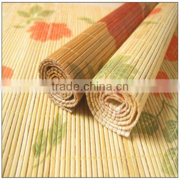 Printed bamboo mat