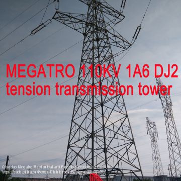 MEGATRO 110KV 1A6 DJ2 tension transmission tower