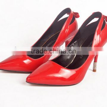 GZY Guangzhou stock lots shoes women heel in big quantity