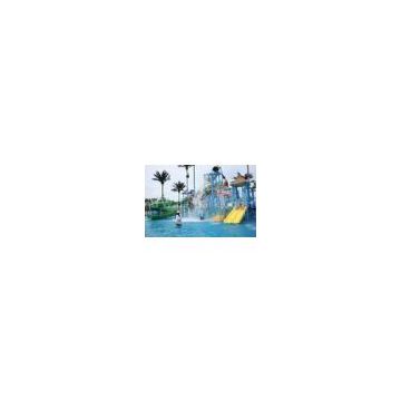 Parent-child Theme Big Aqua Playground Fiberglass Water House for Amusement Park