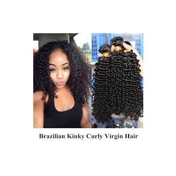 Silky Straight Blonde 10inch - 20inch Soft And Smooth  Brazilian Curly Human Hair Deep Curly