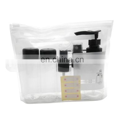 Portable 7Pcs/Set Transparent Plasic Travel Kit Make Up Refillable 30Ml & 60Ml Pet Spray Bottles For Perfumes Perfume Bottle