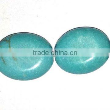 cute beads chalk turquoise beads