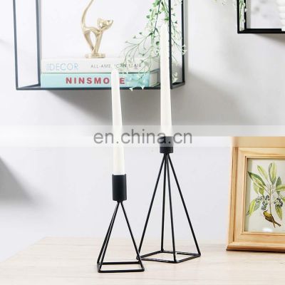 Metal Taper Candle Holders Candlestick Holders Black Candlestick Holder for Taper Candles