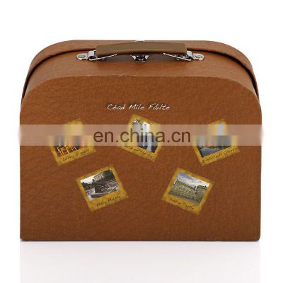 Wholesale Kids Product Gift Box Small Little Vintage Suitcase Box Packaging