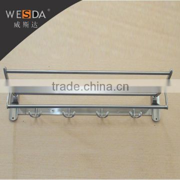 Wesda 90 degree rotation hot sale stainless bathroom accessories towel shelf. 163