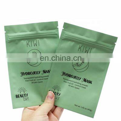 High Quality Smell Proof Side Heat Seal Reusable Resealable Food Grade Zipper Reusable Mylar Bag Printed