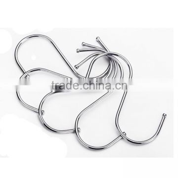 S shaped hanger hook metal S hook