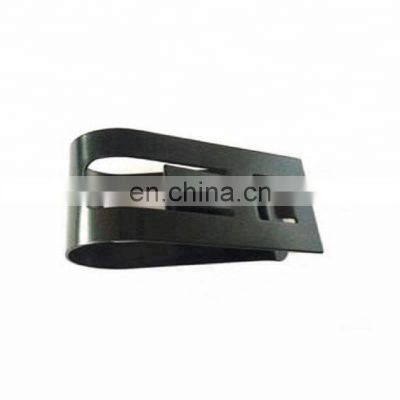 China Custom Steel Metal Stamping Parts Black Car Visor Clip