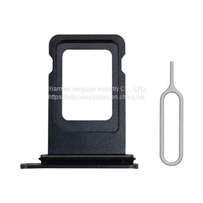 SIM Card Tray Slot Holder Replacement with Waterproof for iPhone 11 SIM Card Tray Open Eject Pin