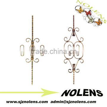 NL929-22 China Factory Cast Iron Balustrade Wholesales/Forged Parts, Ornamental Iron Forging Baluster
