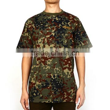 Eco-friendly and EL flashing custom printed camouflage t shirt