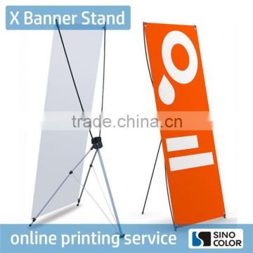 Custom Artwork Digital Printing advertising x banner stands
