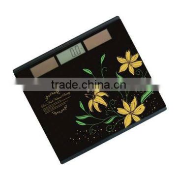 solar power promotional electronic body scale