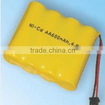 4.8V NI-CD AA 600MAH rechargebale battery