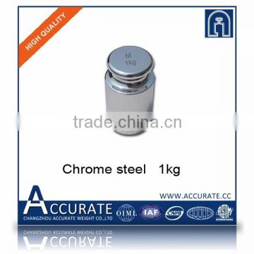 M1 1kg weight, chromed iron standard weights, calibration weights 1kg