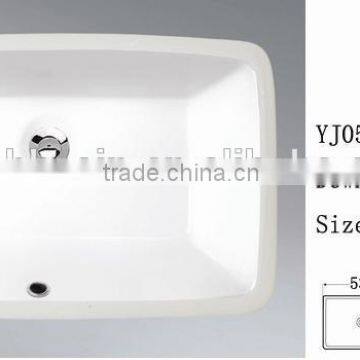 YJ0509 Ceramic Oval Under Mable Counter Basin Wash sink Cabinet Basinet Basin